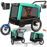 Kesser Hundeanhänger Boxer 3-in-1 Hundebuggy & Jogger grün