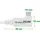 InLine USB4 Kabel, USB-C, einseitig gewinkelt, PD 240W, 8K60Hz, TPE, weiß, 2m