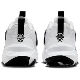 Nike Team Hustle D Basketballschuhe Kinder 101 - white/white-black 39