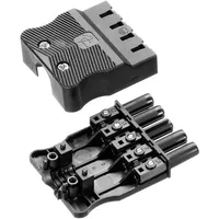 ADELS-CONTACT Netz-Steckverbinder AC Serie (Netzsteckverbinder) AC Buchse, gerade Gesamtpolzahl: