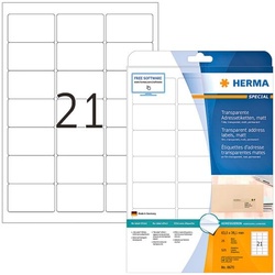 Herma Transparente Adress-Etiketten »Special« 525 Stück transparent
