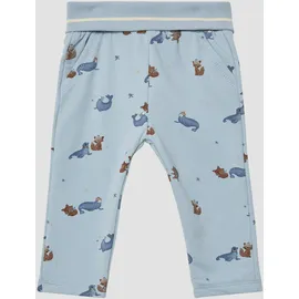 s.Oliver Unisex-Jogpants mit Umschlagbund Blau 80