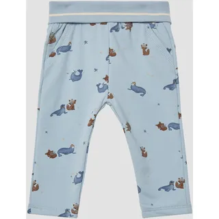 s.Oliver Unisex-Jogpants mit Umschlagbund Blau 80