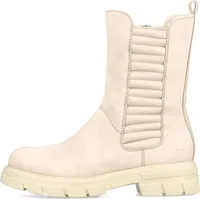 Rieker Damen Klassische Stiefeletten Z9181, Frauen Stiefeletten,uebergangsschuhe,uebergangsstiefel,reißverschluss,Boots,beige (62),38 EU / 5 UK - 38