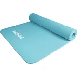 POWRX Yogamatte (Petrol 173 x 61 x 0,5 cm) - Yogamatte rutschfest - TPE umweltfreundlich - Gymnastikmatte TPE - Trainingsmatte - Pilates-/Übungsmatte - Hautfreundlich - Sportmatte Fitnessmatte