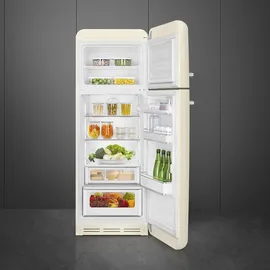 Smeg FAB30RCR5 Retro-Kühl-Gefrierkombination (222 l, 1720 mm hoch, Creme)