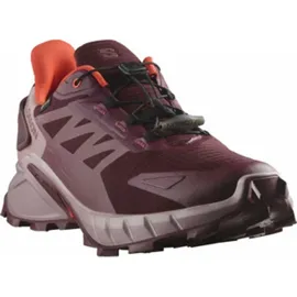 Salomon Supercross 4 GTX Damen Tawny Port/Deauville Mauve/Cherry Tomato 38 2/3