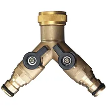 CORNAT Y-Verteiler 3/4" 18 x 18 x 8 cm messing