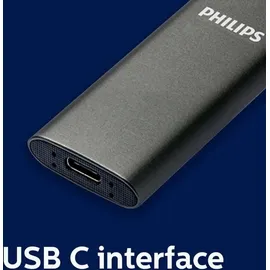 Philips FM02SS030P/00 2 TB USB-C 3.2 Grau