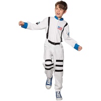 Boland - Kinder-Kostüm Astronaut, verschiedene Größen, Jumpsuit, Overall, Raumfahrer, Weltall, Verkleidung, Karneval, Mottoparty