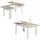 Dmora Dilici 140/190 x 78 x 90 cm Eiche/weiß