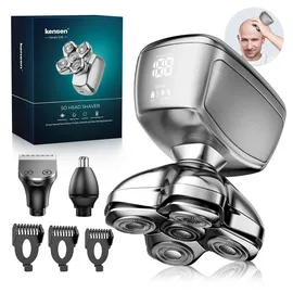 KENSEN 5 In 1 Kopfrasierer Silber