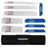 WorkPro Sägeblatt Set für Holz & Metall & Kunststoff