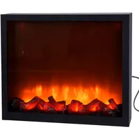 EDM Elektrokamin 41X25 cm Schwarz