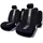 Sparco Komplettset SPC1011 Universal-Autositzbezüge vorne und hinten grau
