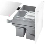 HAILO Abfallsammler 3610631 Euro Cargo, S 600, 56l, KF, hellgrau