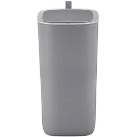 Proregal Moderner Quadratischer Abfalleimer Mit Smart Sensor 30 Liter HxBxT 59 x 27 x 27 cm Grau