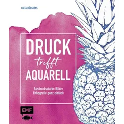 Druck trifft Aquarell