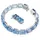 Swarovski Millenia Armreif, Blau Rhodiniert 5694135 Größe M