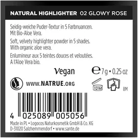 Sante Natural Highlighter - Glowy Rose