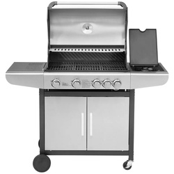 JUSTUS Gasgrill „Ares 4 SU“ (silber, 4+1 Brenner) silberfarben