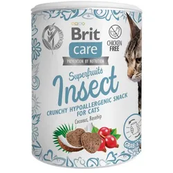 BRIT Care Cat Snack Superfruits Insect with Coconut Oil and Rosehips 100 g