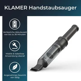 Klamer Handstaubsauger 140W grau
