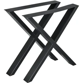 [en.casa] Tischgestell Greith 2er-Set 69 x 72 cm