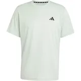 Adidas Train Essentials Training T-Shirt, Herren Kurzärmeliges T-Shirt, Linen Green/Black, IW3355