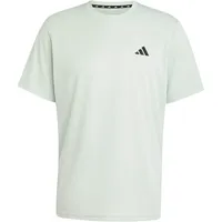 Adidas Train Essentials Training T-Shirt, Herren Kurzärmeliges T-Shirt, Linen Green/Black, IW3355