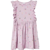 S.Oliver Tailliertes Freizeitkleid mit Volantärmeln, Lavender, 116