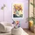 reinders Wandbild 50 x 70 cm Flower Boots Holz Bunt