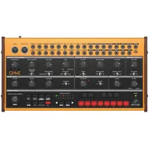 Behringer CRAVE Analog Semi-Modular Synthesizer mit 3340 VCO, Klassischem Ladder Filter, 32-Step Sequencer und 16-Stimm Poly Chain