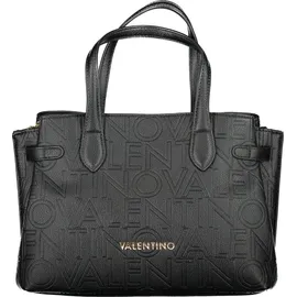 Valentino Pansy Shopper Polyurethan Black