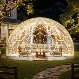 Vevor Gartenkuppel 3,6x2,2m Transparent