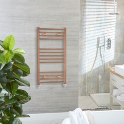 Design Handtuchheizkörper flach mit Metallic-Finish, Größe & Farbe wählbar – Ive Hudson Reed