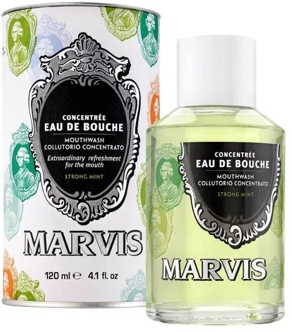 Marvis Strong Mint Mouthwash  (120 ml)