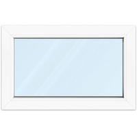 Fenster 80x50 cm, Kunststoff Profil aluplast IDEAL® 4000, Weiß, 800x500 mm, einteilig festverglast, 2-fach Verglasung, individuell konfigurieren