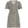 VILA Minikleid Sommerkleid Beige/Schwarz 36