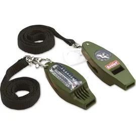 Scout Signalpfeife inkl. Lupe, Kompass, Thermometer und Licht (0592)
