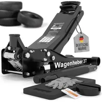 Tarpofix Tarpofix® Wagenheber 3t hydraulisch – Rangierwagenheber Mit Doppelzylinder