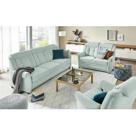 Polstermöbel Oelsa Fernsehsessel Andorra Mikrofaser 87 x 108 x 110 cm Blau mit Rollen
