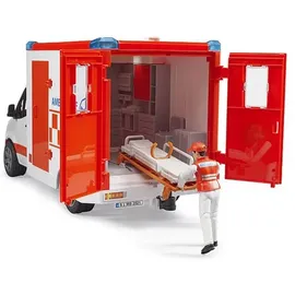 Bruder 02676 - MB Sprinter Ambulanz rot/weiß 1:16