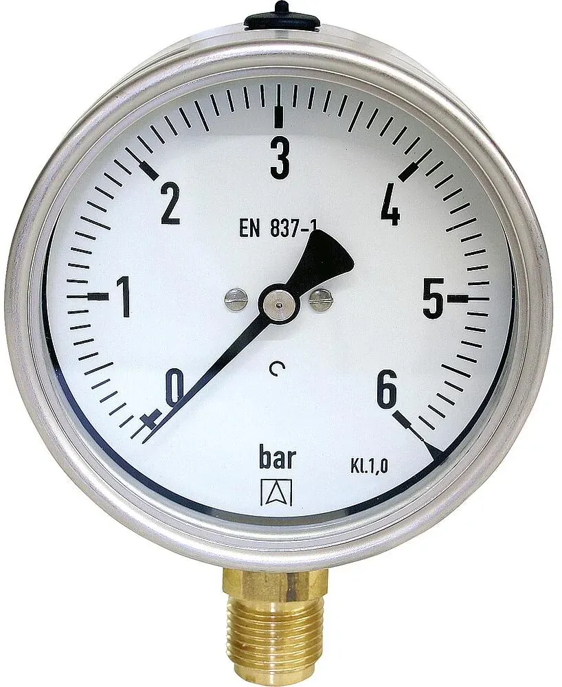 Manometer Robust.0-4bar 100mm G1/2