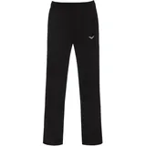 TRIGEMA Jerseyhose TRIGEMA "TRIGEMA Hose DELUXE Baumwolle", Damen, Gr. M, US-Größen, schwarz, 100% Baumwolle, Hosen Jerseyhose