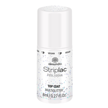 Alessandro Striplac Peel or Soak Top Coat 8 ml multiglitter