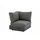 Zebra Technologies Zebra Cubo Neo Lounge Eckteil graphite 81 x 81 x 76 cm inkl. Polster