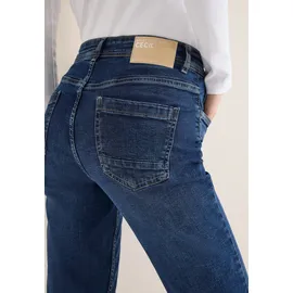 Cecil Slim-fit-Jeans Style Vicky mit Stretch blau 36