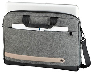 Produktbild hama Laptoptasche Terra Kunstfaser grau 196601 bis 39,6 cm (15,6 Zoll)