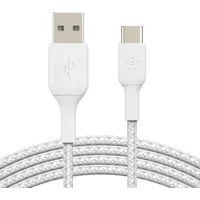 Belkin BoostCharge Braided USB-C to USB-A 0.15m weiß (CAB002bt0MWH)